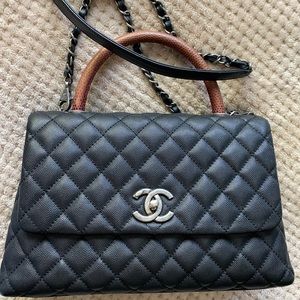 ⛔️⛔️⛔️ Handle Medium Caviar w Handle Lizard Skin🖤